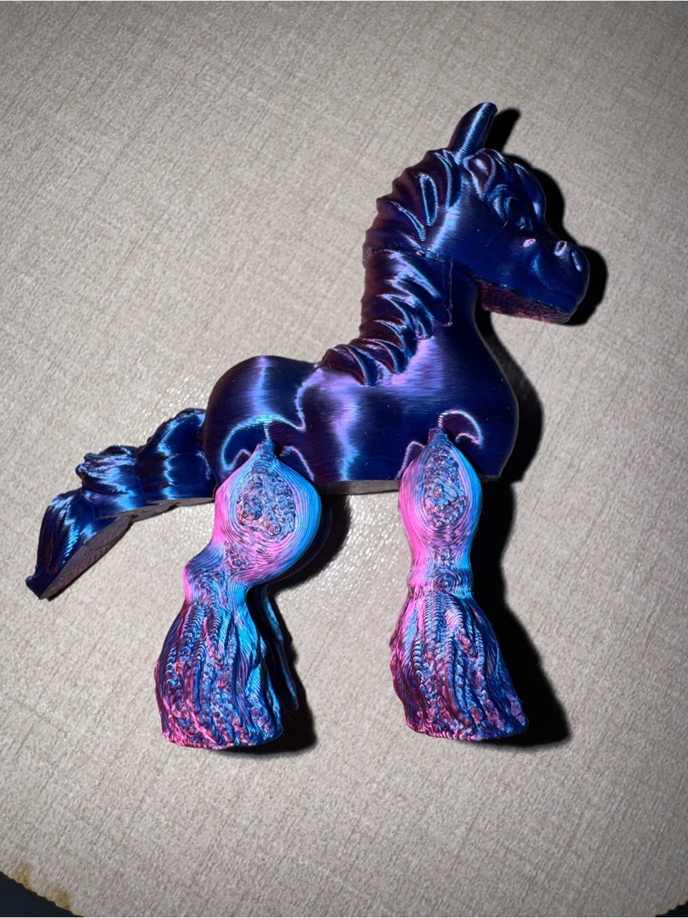 3d Printed Horse Toy Set of 6 - Picture 4 of 7
